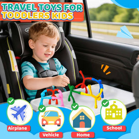 Zemobra colorful travel fidget toys—bright silicone magnets designed for little hands.