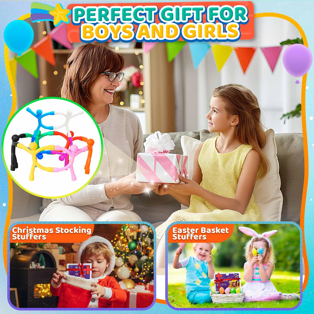 Zemobra Easter gift magnet set—perfect stocking stuffers for curious kids during holidays.