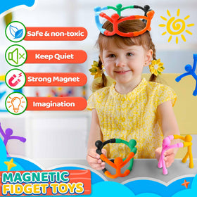 Zemobra silicone magnet toys—safe, non-toxic pieces that travel quietly without screens.