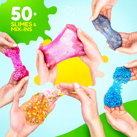 Zen Laboratory eco-safe materials ensure safe, washable slime crafting for kids