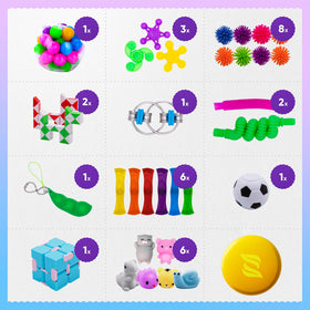 Zen Laboratory unicorn-dinosaur-favors — colorful party prizes for celebrations.