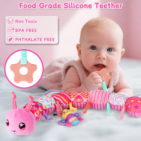Zendstanding soft plush caterpillar is BPA-free and safe