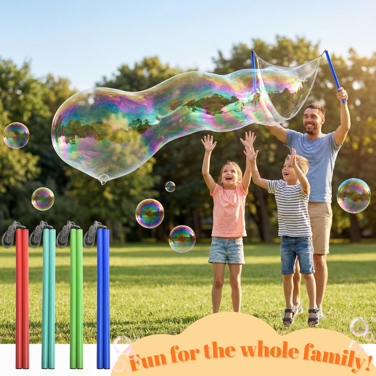 ZENFUN durable ABS/PP materials ensure safe outdoor bubble play.
