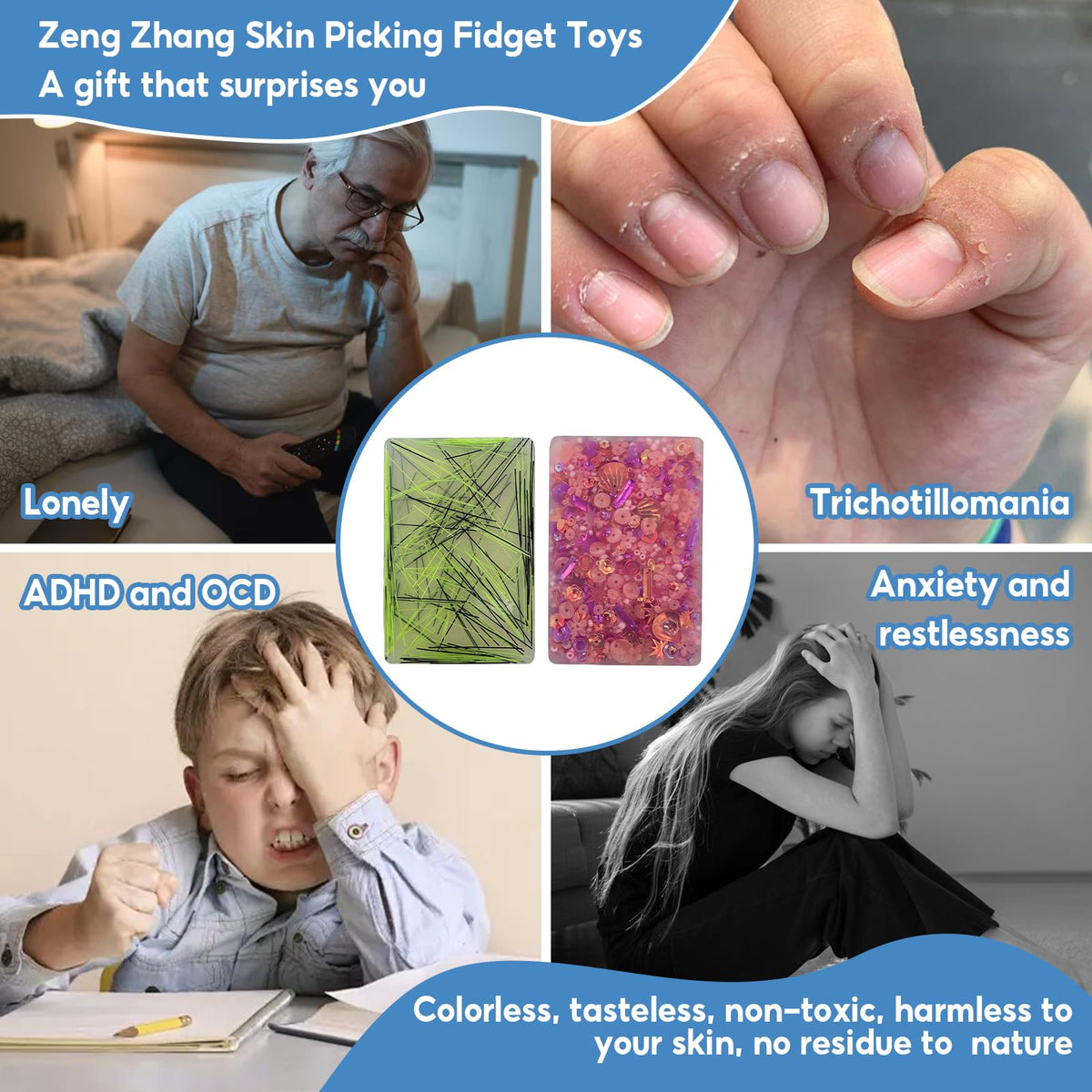Zeng Zhang Picky Pad environmentally friendly materials support repeated use