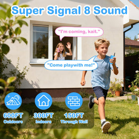 ZENLEA Kids Walkie Talkie screen closeup highlighting color display for clear video calls.