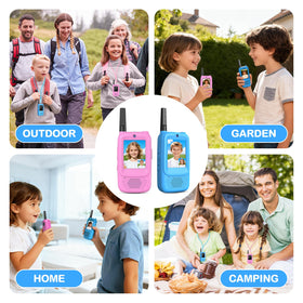 ZENLEA Walkie Talkie with voice modes illustration showing playful role-play features.