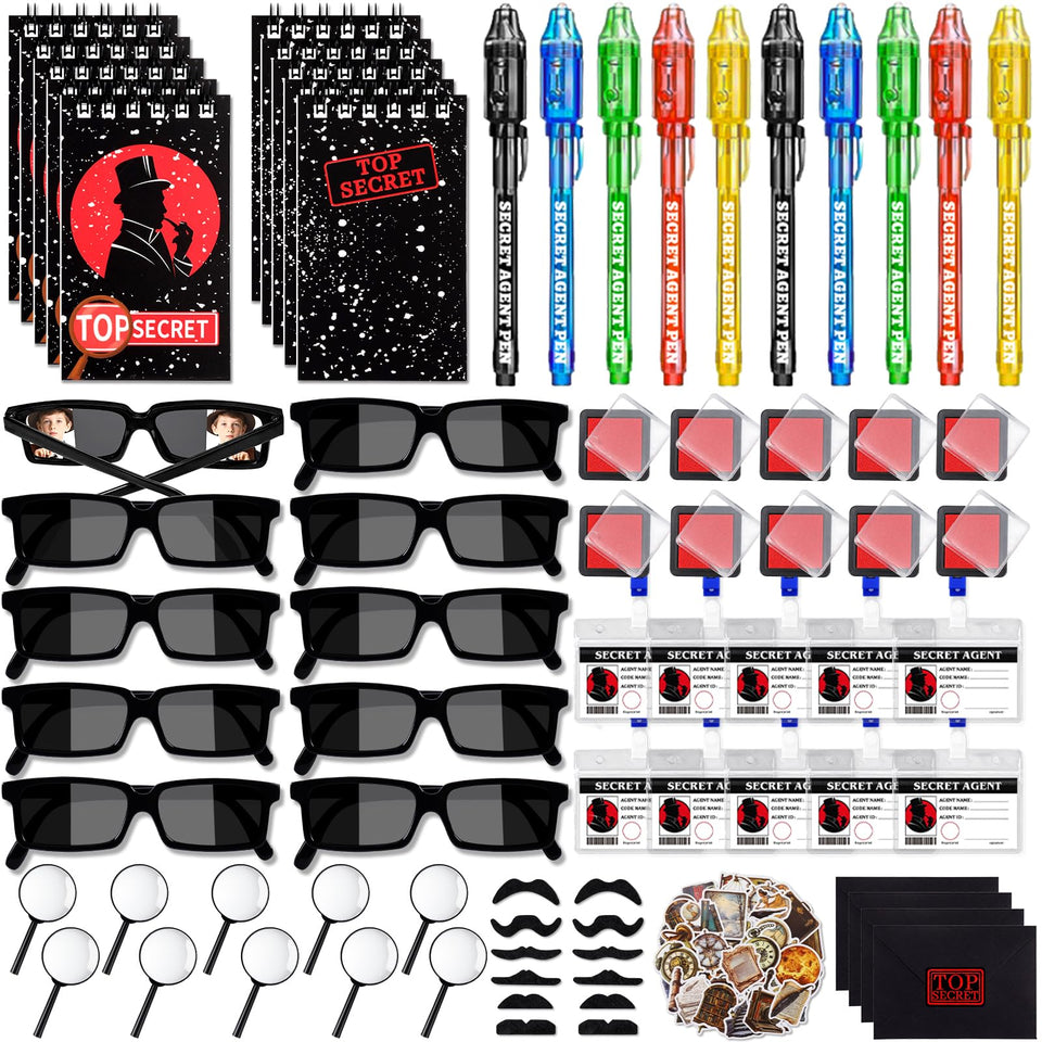 Zenoble spy sunglasses for see-behind-the-user play and clue spotting