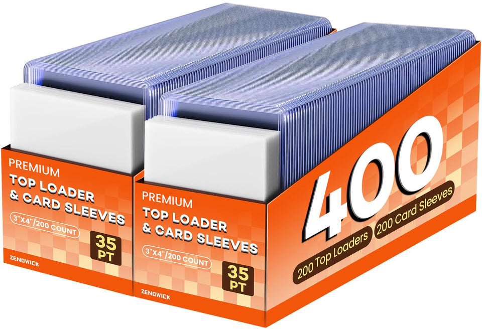 ZENOWICK 3x4 top-loader protecting a card with clear, durable protection