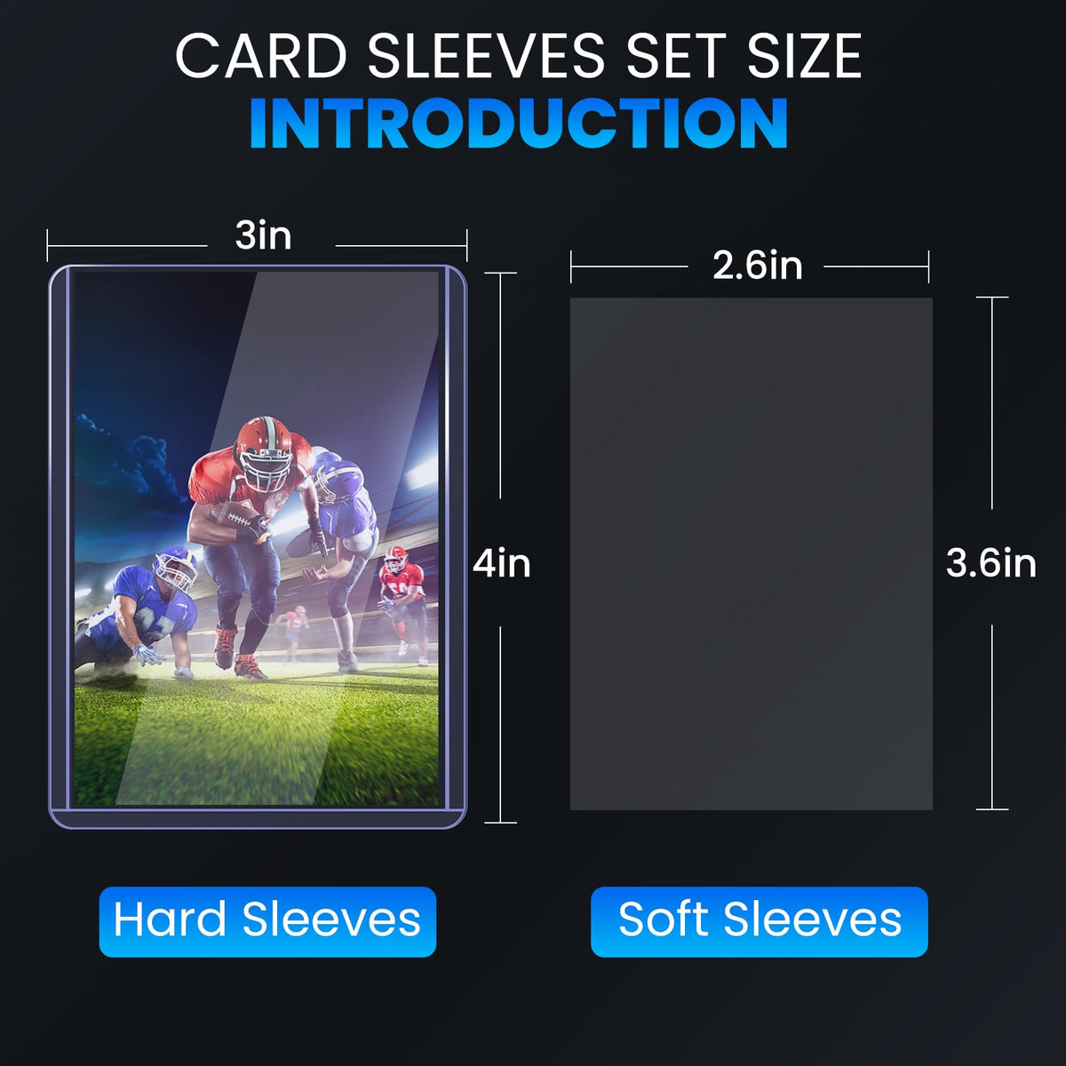 ZENOWICK 3x4 top loaders provide a clear view for display