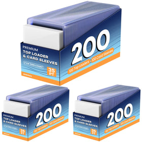 ZENOWICK 600-card top loaders offer a clear view and durable protection for prized cards.
