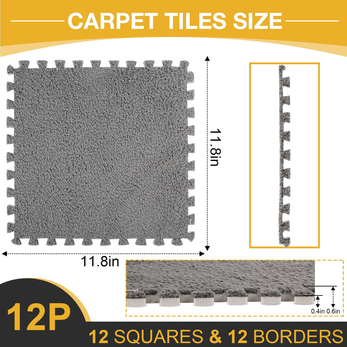 ZENOWICK durable thick EVA foam provides lasting protection during floor activities.