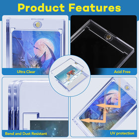 Zenowick UV protection close-up highlighting fade-resistant card display.