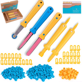 Zentara Cardboard Construction Toolbox storage box keeps tools organized for easy crafting.
