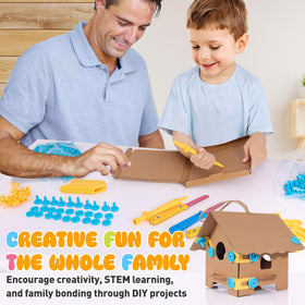 Zentara includes scoring tool, screwdriver, and wrench for versatile cardboard builds.