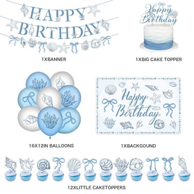 ZEQICALF seashell cake topper adds seaside elegance to desserts.