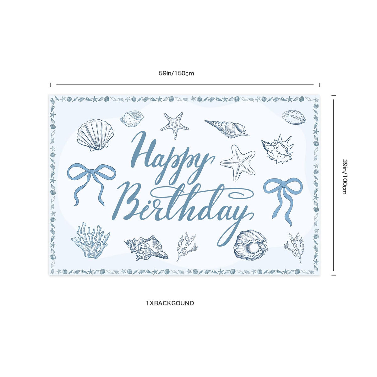ZEQICALF seashell decor collection ties the seaside theme together.