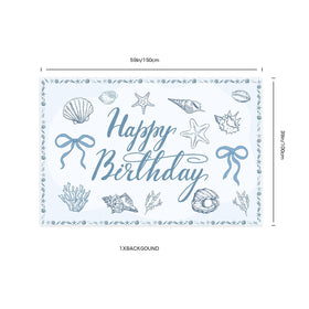 ZEQICALF seashell decor collection ties the seaside theme together.