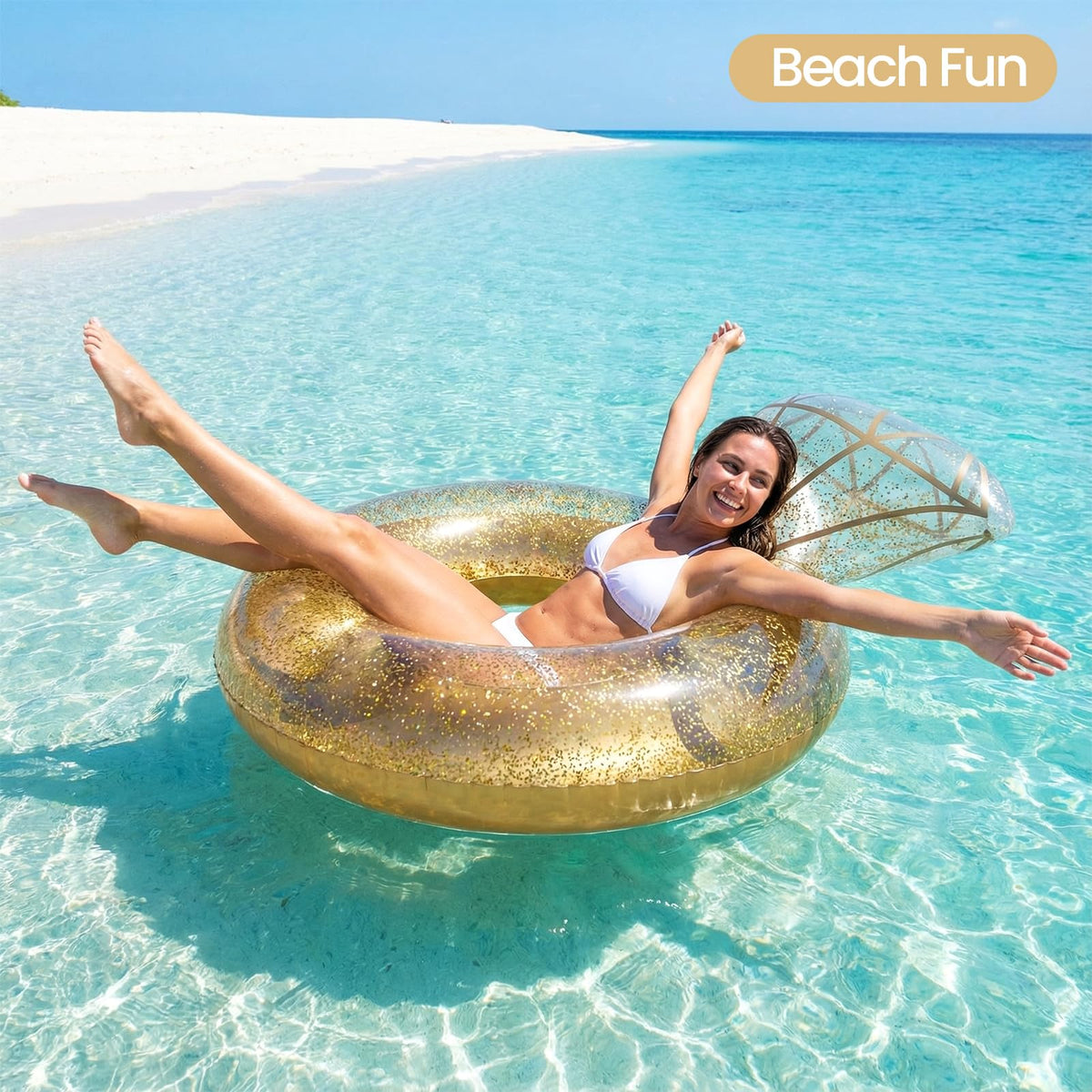 Zeraty Engagement Photo Backdrop float elevates selfies with shimmer and glamorous ambience.