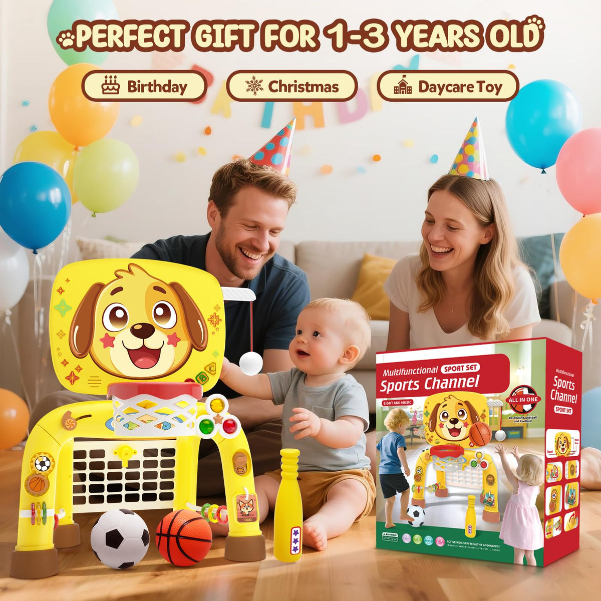 ZERDROFY multi-skill development toy supports balance and coordination for toddlers.