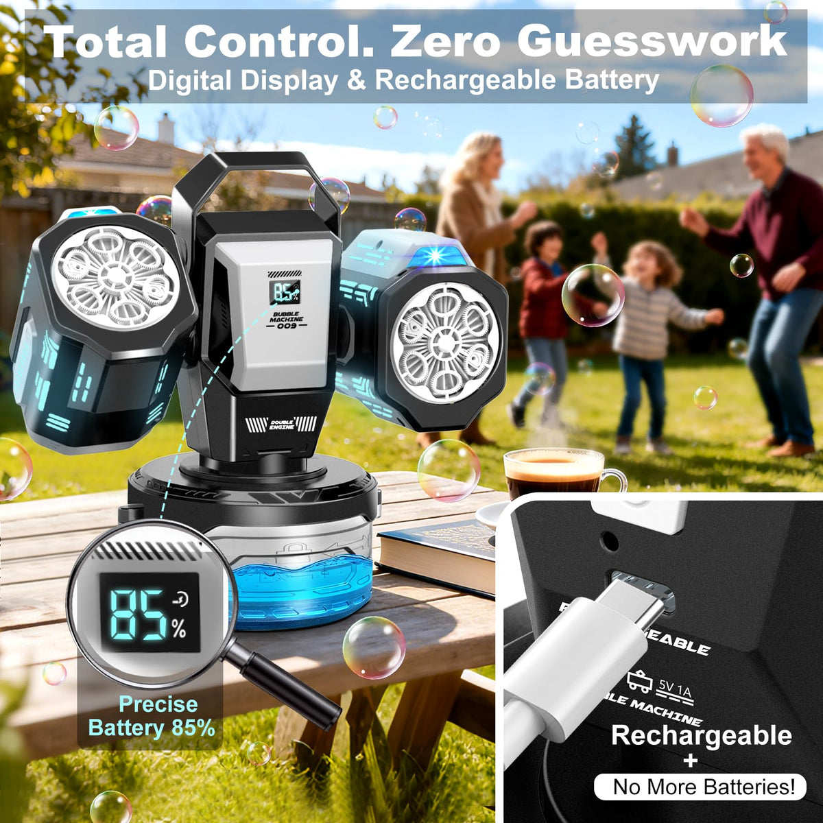 Zerhunt 150° horizontal and 180° vertical adjustments optimize coverage.