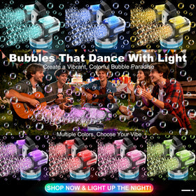 Zerhunt 360-degree rotation ensures wide bubble coverage for gatherings.