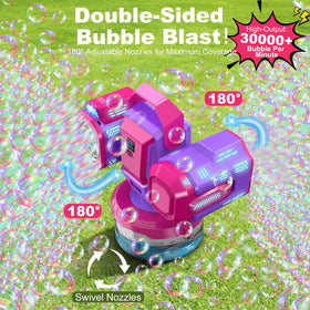 Zerhunt bubble machine 100-minute runtime ready for long celebrations