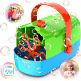 Zerhunt bubble machine in action delivering high-output bubbles for outdoor party