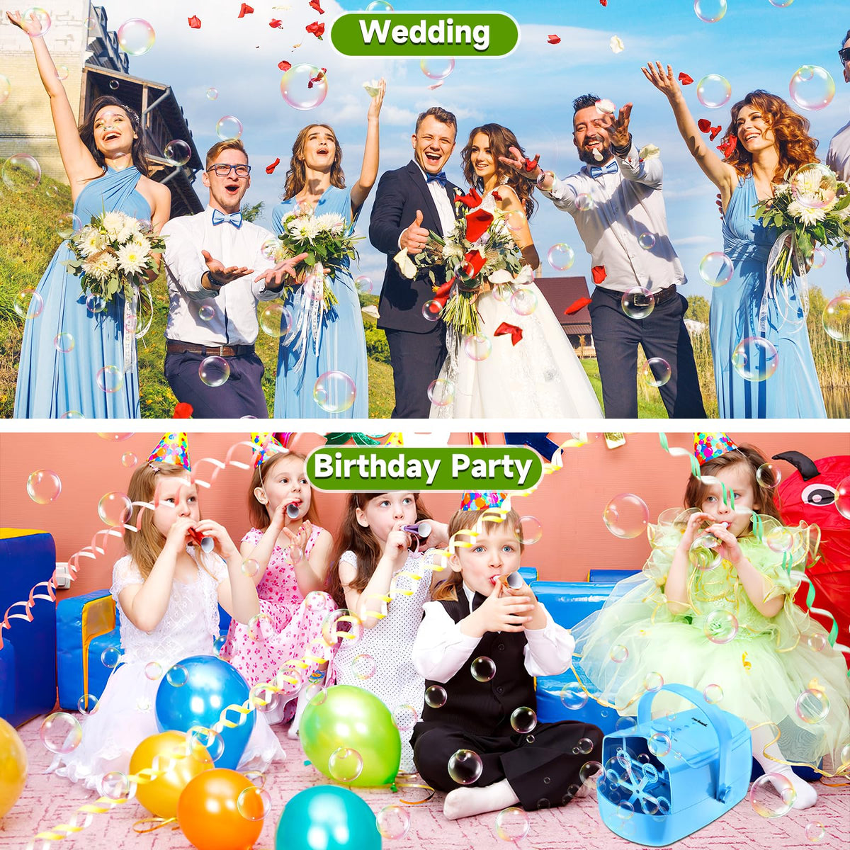 Zerhunt Bubble Machine suitable for indoor and outdoor venues