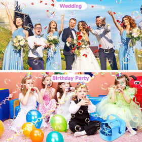 Zerhunt bubble machine portable design easy to carry to events
