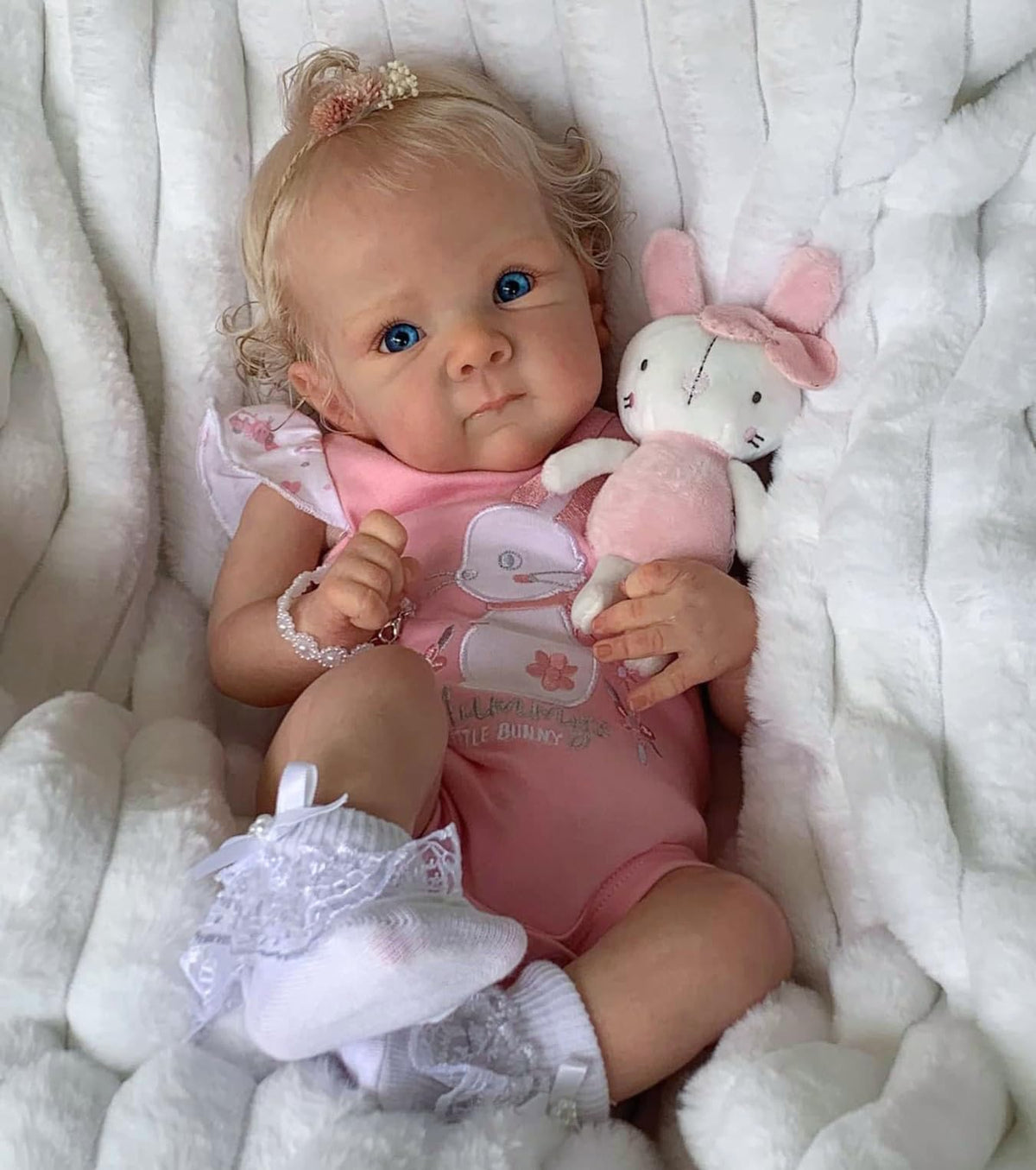 Zero Pam Reborn rooted hair texture for natural styling and everyday play