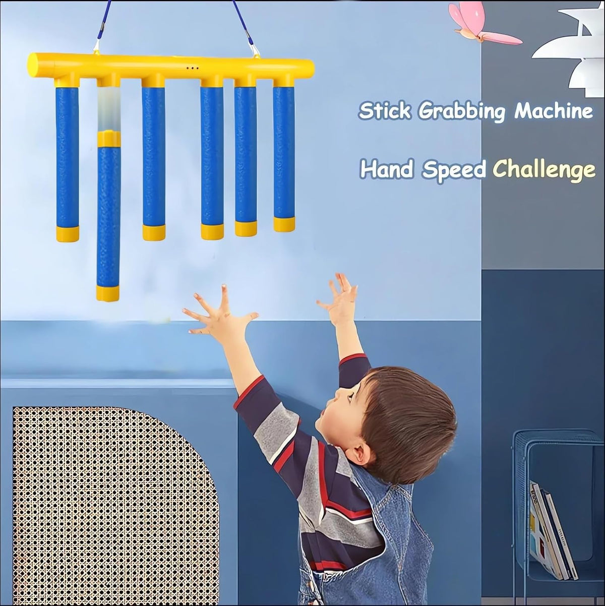 Zero Zone Reflex Drop Sticks Catch emphasizes quick reaction in a fun training challenge