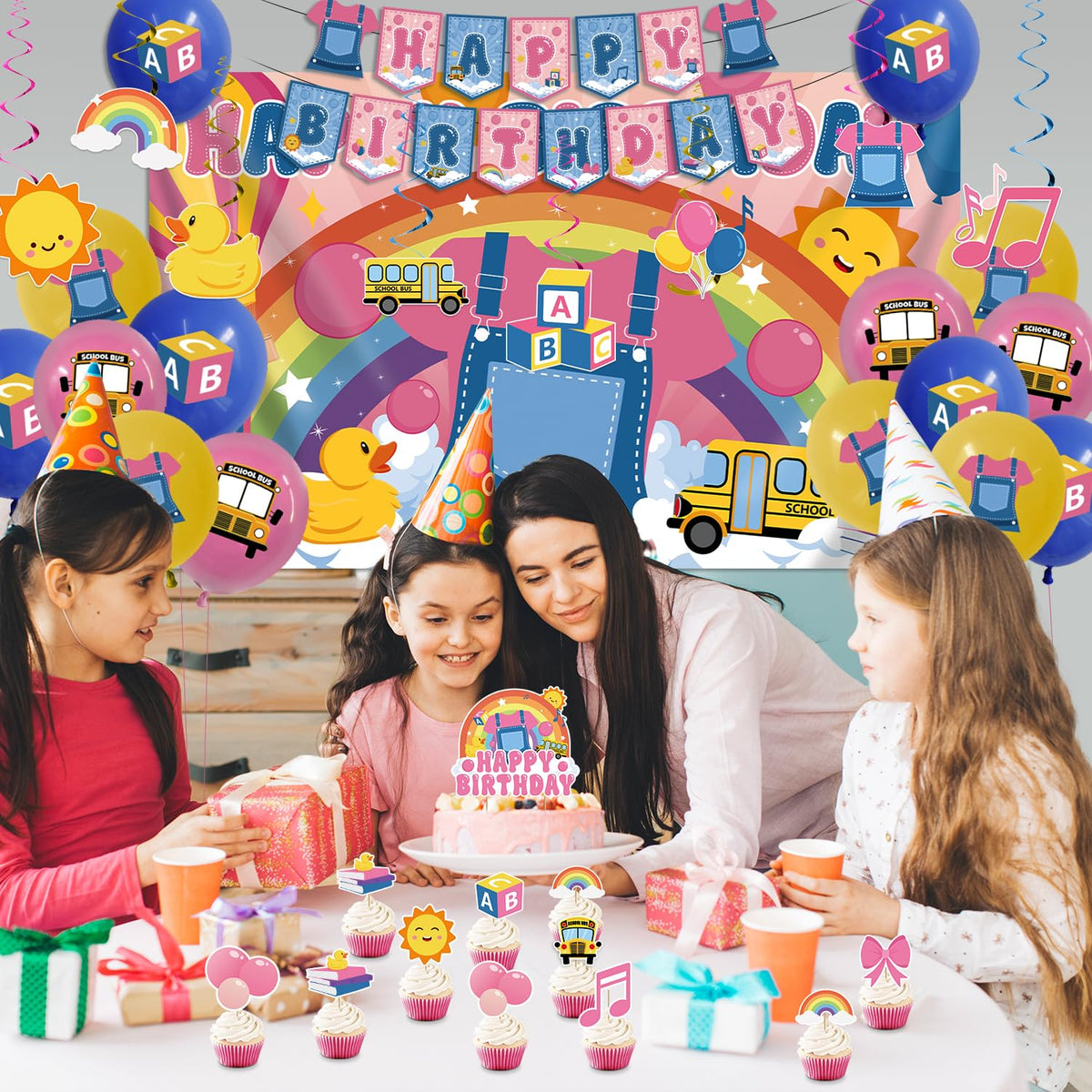 Zestoluxe cupcake toppers coordinate tasty treats