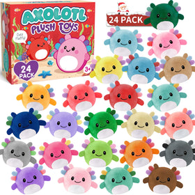 Zesua axolotl plush keychain close-up; adorable face and soft fabric for backpacks.