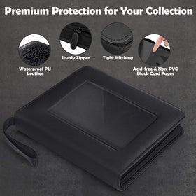 Premium PU leather cover and smooth zipper protect from dust and spills.