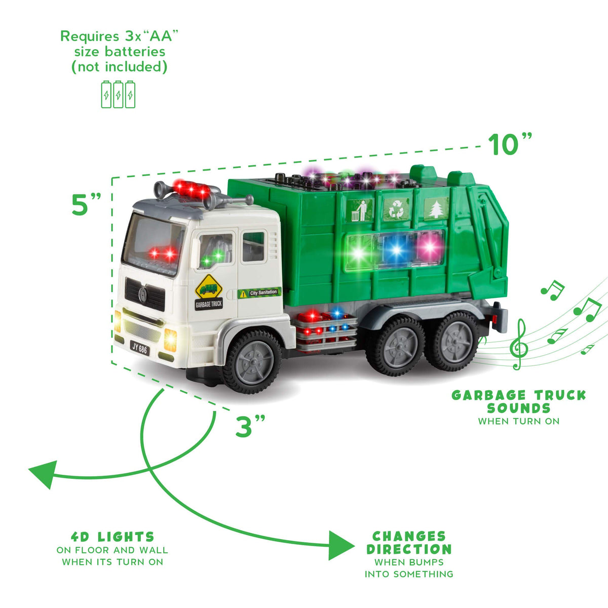 Zetz Brands garbage truck bumper feature promotes dynamic push-and-go action