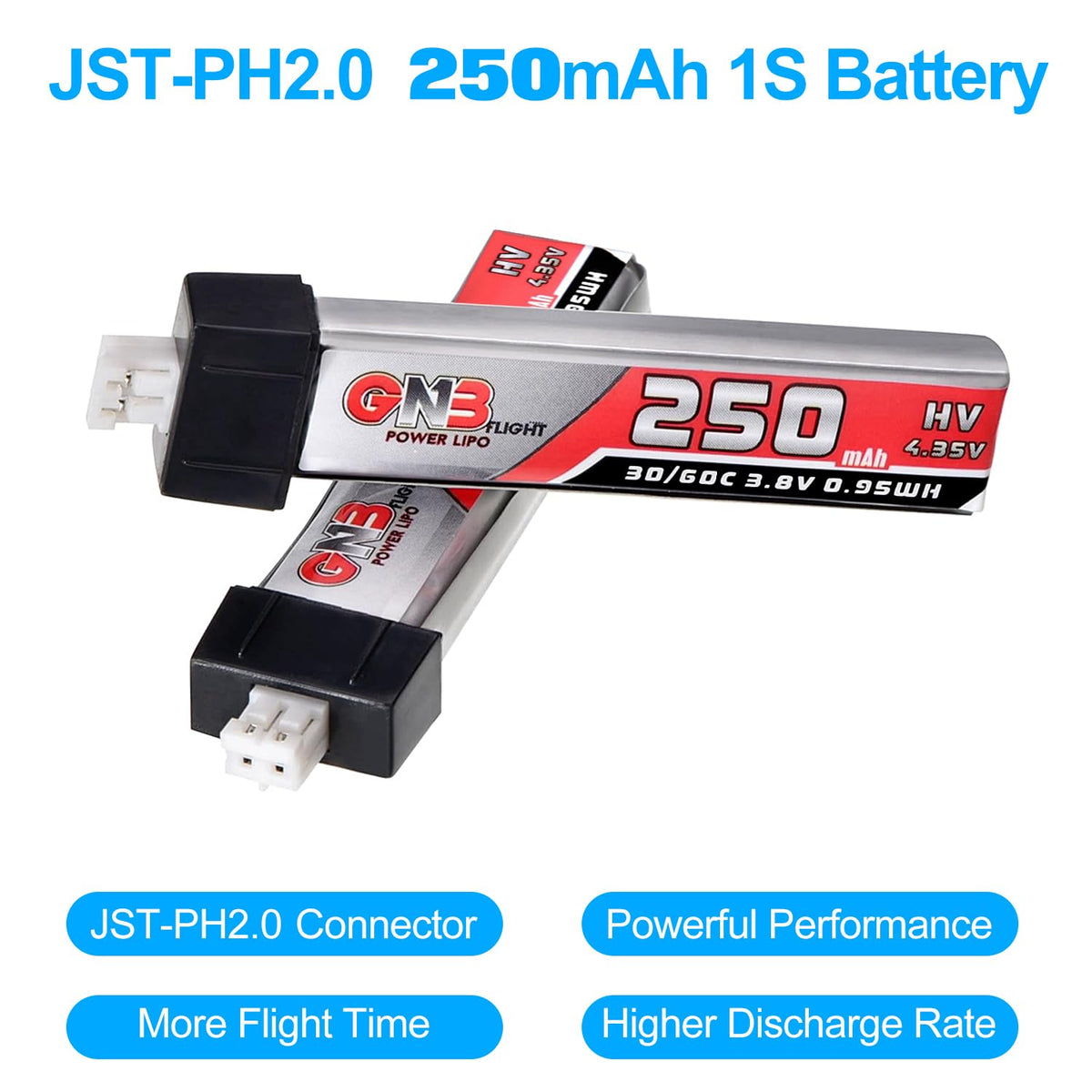 ZEVORO battery weight 6.7g per unit supports lightweight agile flights.