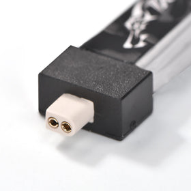 ZEVORO battery dimensions image notes 70x13x6 mm for frame compatibility.