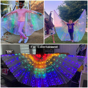 ZFBIRD LED butterfly wings packaging included for easy setup and use
