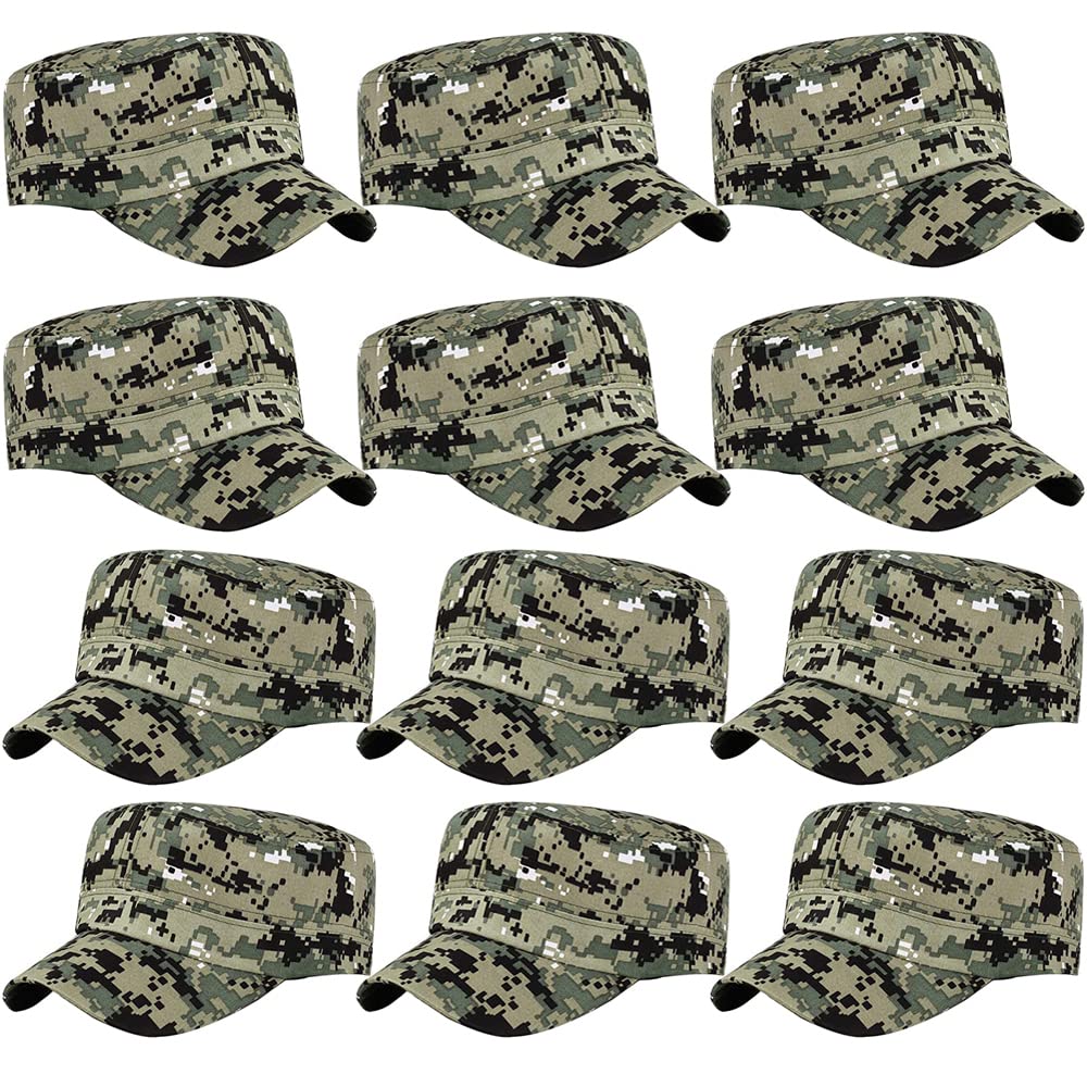 ZffXH camo hat close-up showing durable canvas and adjustable fit.