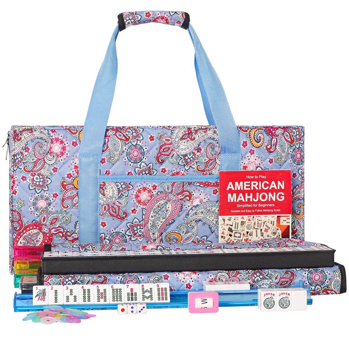 ZGME American Mahjong tiles with clear engravings for quick recognition.