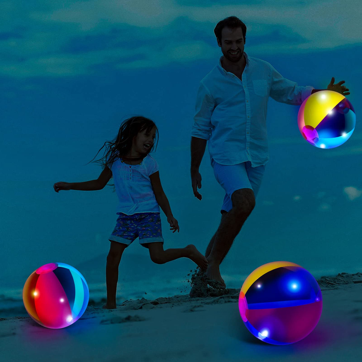 Zhanmai 10-pack glow balls for group play and photos.