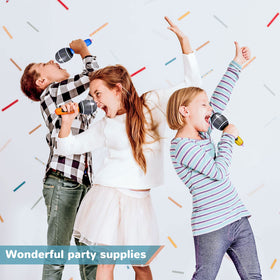 Zhanmai inflatable microphones orange for bold party props and entertainment
