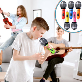 Zhanmai 72-piece inflatable microphones variety pack for group play and events