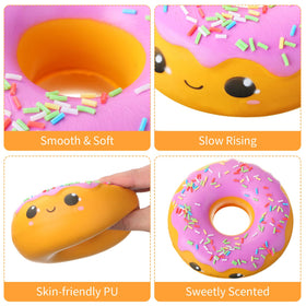 Zhanmai foam donut stress toy with soothing scent for quick break