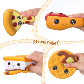 Zhanmai foam pizza stress toy supports calm moments during study