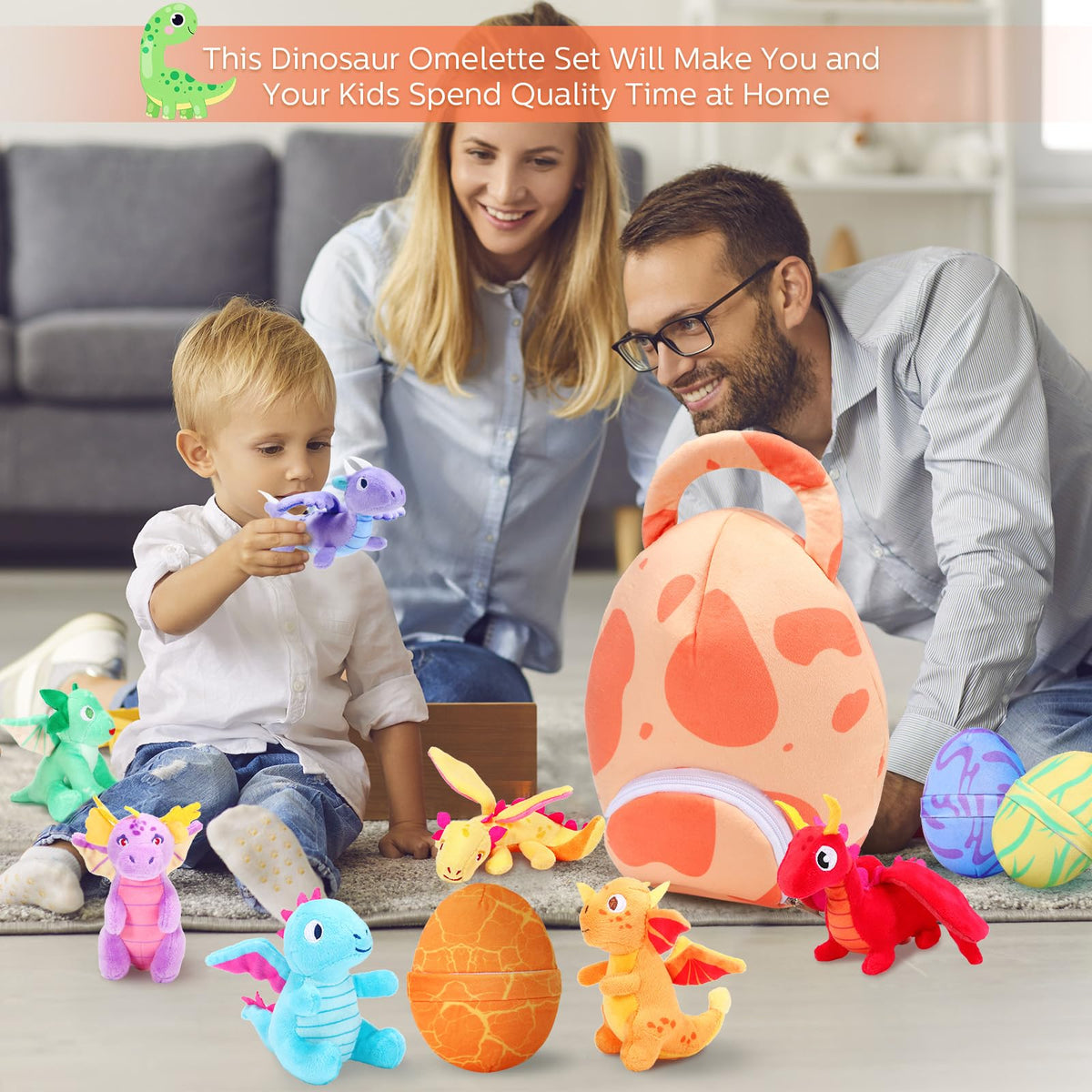 Zhanmai dino-themed party decor and gifts ready