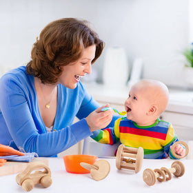 Zhanmai wooden baby toy set makes a thoughtful gift for little ones