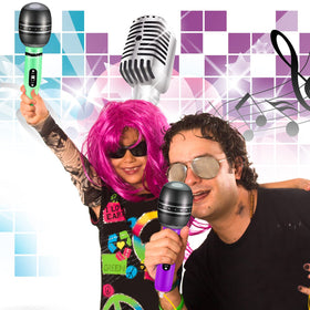 Zhanmai inflatable microphones quick-inflate valve for rapid party setup.