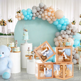 Zhanmai kraft-shell design adds sturdy, reusable party decor.