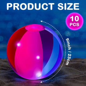 Zhanmai luminous beach ball made of safe PVC for poolside fun.